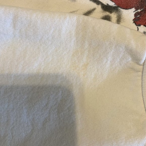 Kansas City Chief Mock Neck Sweatshirt 1995 White Size Y2K 2X - Picture 6 of 10